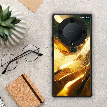 Θήκη Honor Magic5 Lite 5G / X9a Real Gold από τη Smartfits με σχέδιο στο πίσω μέρος και μαύρο περίβλημα | Honor Magic5 Lite 5G / X9a Real Gold Case with Colorful Back and Black Bezels