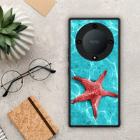 Thumbnail for Θήκη Honor Magic5 Lite 5G / X9a Red Starfish από τη Smartfits με σχέδιο στο πίσω μέρος και μαύρο περίβλημα | Honor Magic5 Lite 5G / X9a Red Starfish Case with Colorful Back and Black Bezels