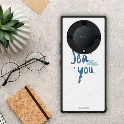 Θήκη Honor Magic5 Lite 5G / X9a Sea You από τη Smartfits με σχέδιο στο πίσω μέρος και μαύρο περίβλημα | Honor Magic5 Lite 5G / X9a Sea You Case with Colorful Back and Black Bezels