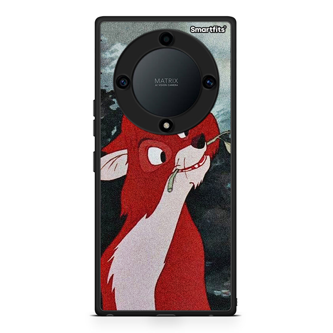 Θήκη Honor Magic5 Lite 5G / X9a Tod And Vixey Love 1 από τη Smartfits με σχέδιο στο πίσω μέρος και μαύρο περίβλημα | Honor Magic5 Lite 5G / X9a Tod And Vixey Love 1 Case with Colorful Back and Black Bezels