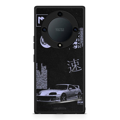 Θήκη Honor Magic5 Lite 5G / X9a Tokyo Drift από τη Smartfits με σχέδιο στο πίσω μέρος και μαύρο περίβλημα | Honor Magic5 Lite 5G / X9a Tokyo Drift Case with Colorful Back and Black Bezels