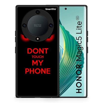 Θήκη Honor Magic5 Lite 5G / X9a Touch My Phone από τη Smartfits με σχέδιο στο πίσω μέρος και μαύρο περίβλημα | Honor Magic5 Lite 5G / X9a Touch My Phone Case with Colorful Back and Black Bezels
