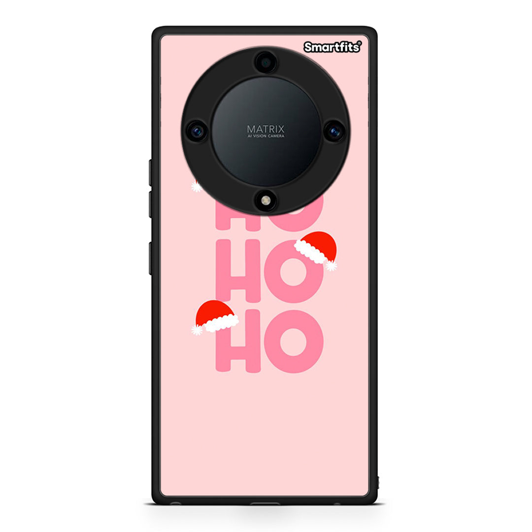 Θήκη Honor Magic5 Lite 5G / X9a Xmas Ho Ho Ho από τη Smartfits με σχέδιο στο πίσω μέρος και μαύρο περίβλημα | Honor Magic5 Lite 5G / X9a Xmas Ho Ho Ho Case with Colorful Back and Black Bezels