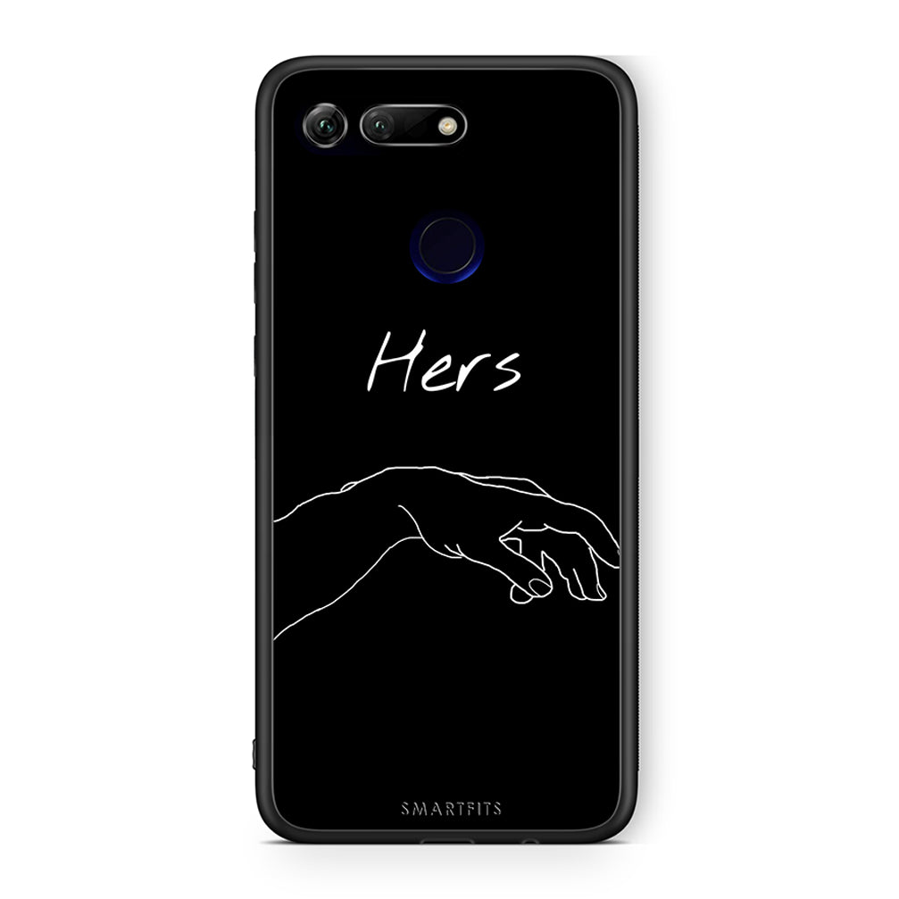 Honor View 20 Aeshetic Love 1 Θήκη Αγίου Βαλεντίνου από τη Smartfits με σχέδιο στο πίσω μέρος και μαύρο περίβλημα | Smartphone case with colorful back and black bezels by Smartfits