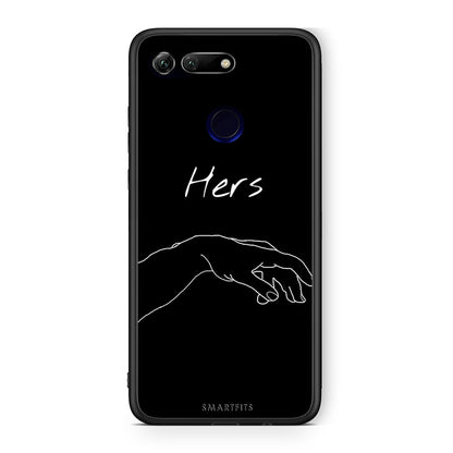 Honor View 20 Aeshetic Love 1 Θήκη Αγίου Βαλεντίνου από τη Smartfits με σχέδιο στο πίσω μέρος και μαύρο περίβλημα | Smartphone case with colorful back and black bezels by Smartfits