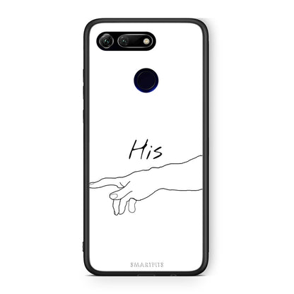 Honor View 20 Aeshetic Love 2 Θήκη Αγίου Βαλεντίνου από τη Smartfits με σχέδιο στο πίσω μέρος και μαύρο περίβλημα | Smartphone case with colorful back and black bezels by Smartfits