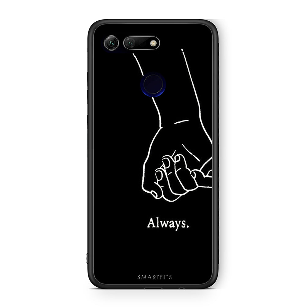 Honor View 20 Always & Forever 1 Θήκη Αγίου Βαλεντίνου από τη Smartfits με σχέδιο στο πίσω μέρος και μαύρο περίβλημα | Smartphone case with colorful back and black bezels by Smartfits
