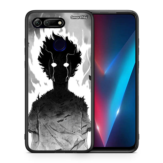 Θήκη Honor View 20 Anime Boy από τη Smartfits με σχέδιο στο πίσω μέρος και μαύρο περίβλημα | Honor View 20 Anime Boy case with colorful back and black bezels