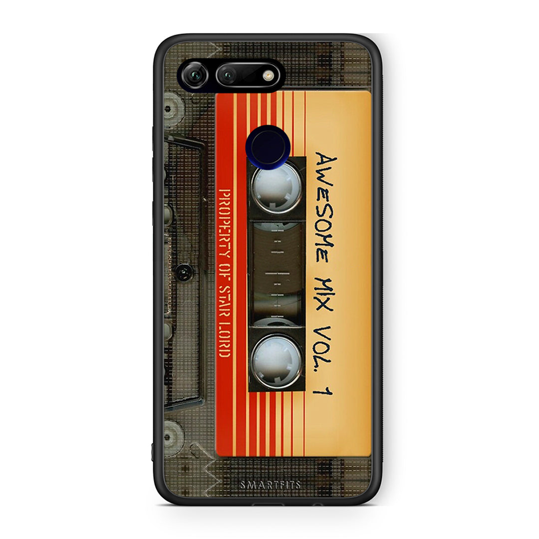 Honor View 20 Awesome Mix θήκη από τη Smartfits με σχέδιο στο πίσω μέρος και μαύρο περίβλημα | Smartphone case with colorful back and black bezels by Smartfits