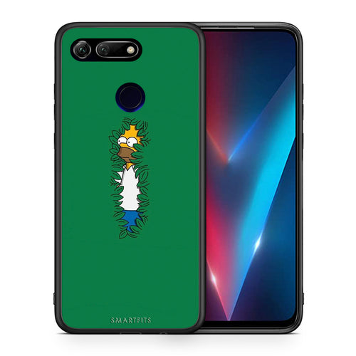 Θήκη Αγίου Βαλεντίνου Honor View 20 Bush Man από τη Smartfits με σχέδιο στο πίσω μέρος και μαύρο περίβλημα | Honor View 20 Bush Man case with colorful back and black bezels