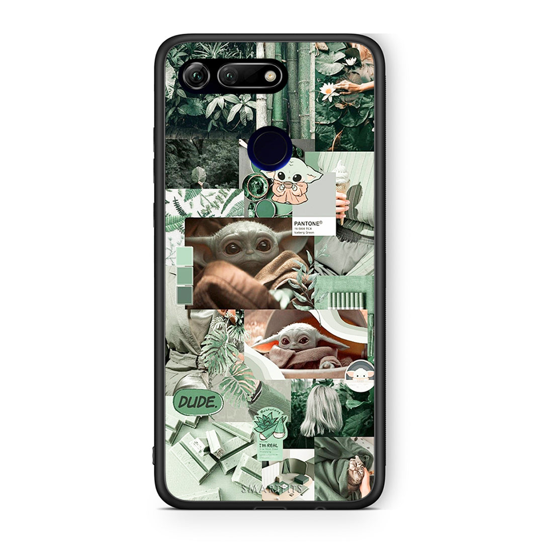 Honor View 20 Collage Dude Θήκη Αγίου Βαλεντίνου από τη Smartfits με σχέδιο στο πίσω μέρος και μαύρο περίβλημα | Smartphone case with colorful back and black bezels by Smartfits