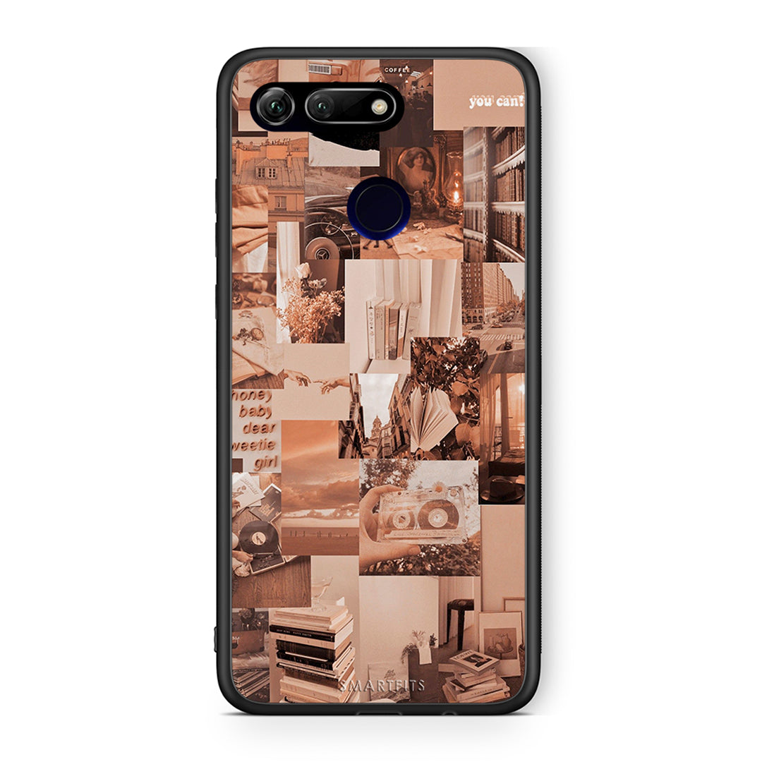 Honor View 20 Collage You Can Θήκη Αγίου Βαλεντίνου από τη Smartfits με σχέδιο στο πίσω μέρος και μαύρο περίβλημα | Smartphone case with colorful back and black bezels by Smartfits