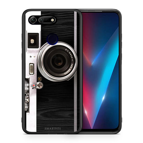 Θήκη Honor View 20 Emily In Paris από τη Smartfits με σχέδιο στο πίσω μέρος και μαύρο περίβλημα | Honor View 20 Emily In Paris case with colorful back and black bezels