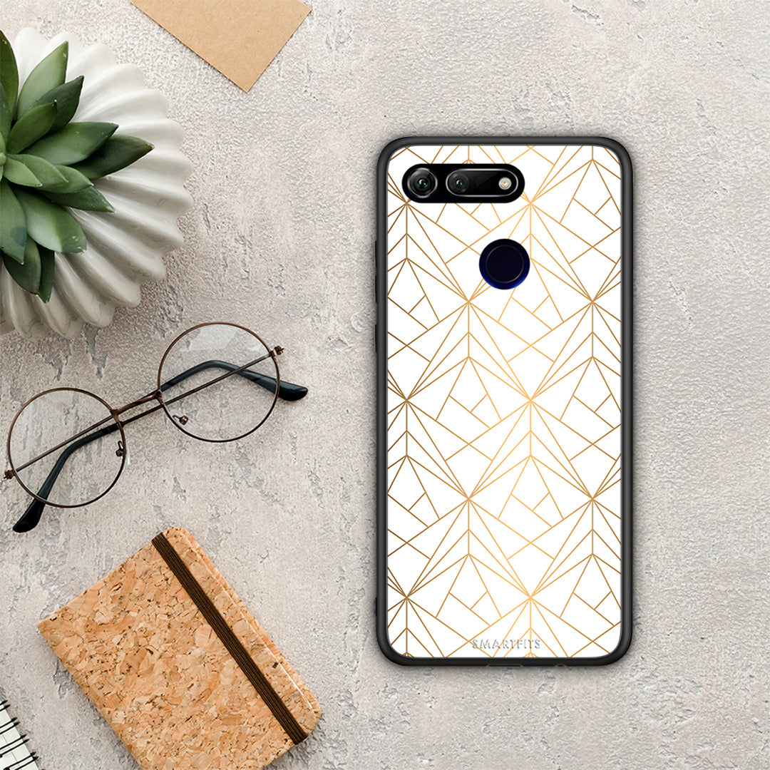 Geometric Luxury White - Honor View 20 θήκη