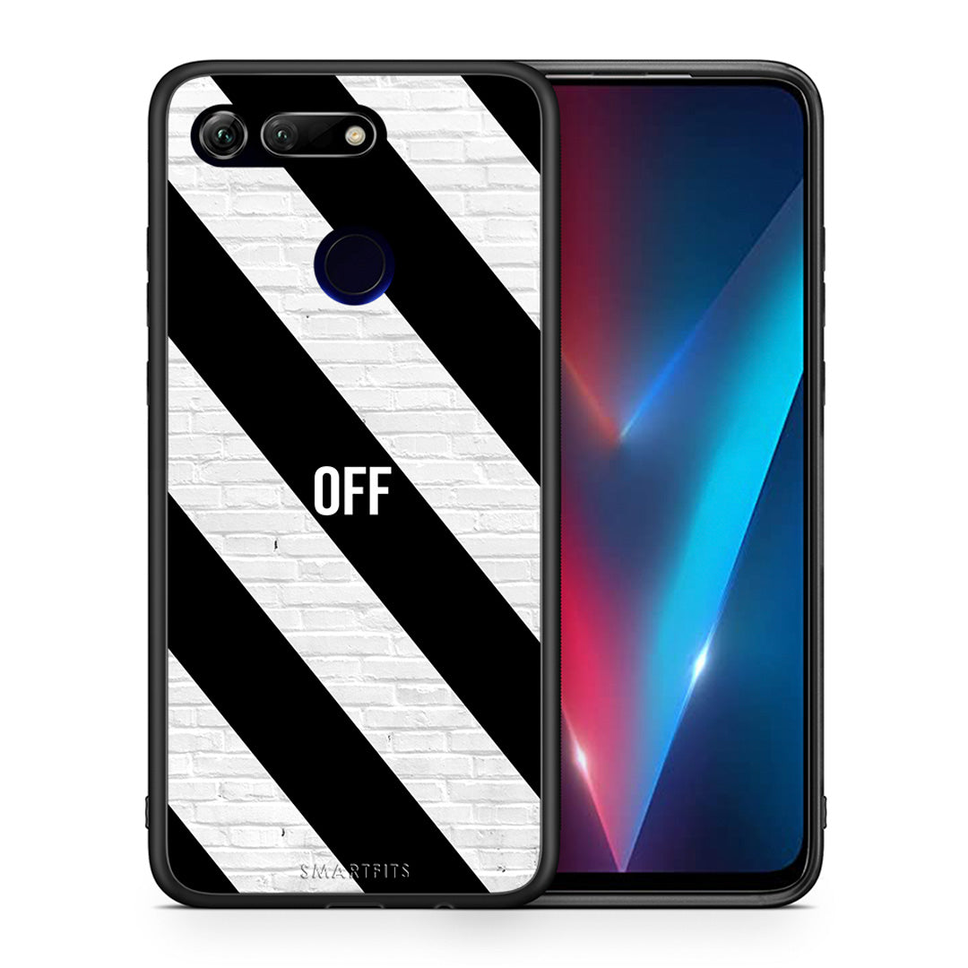 Θήκη Honor View 20 Get Off από τη Smartfits με σχέδιο στο πίσω μέρος και μαύρο περίβλημα | Honor View 20 Get Off case with colorful back and black bezels
