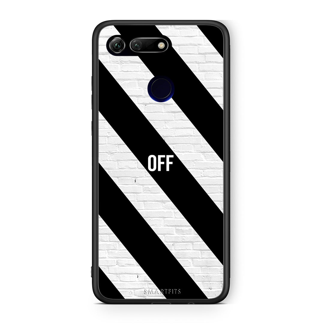 Honor View 20 Get Off θήκη από τη Smartfits με σχέδιο στο πίσω μέρος και μαύρο περίβλημα | Smartphone case with colorful back and black bezels by Smartfits