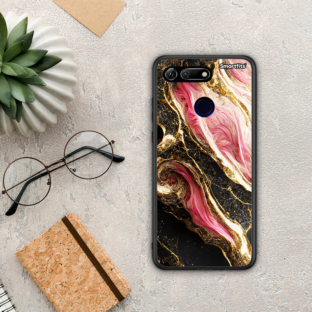 Glamorous Pink Marble - Honor View 20 θήκη