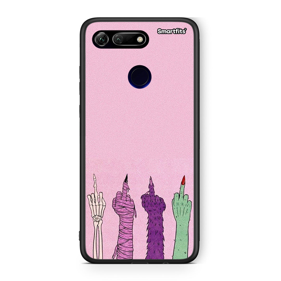 Honor View 20 Halloween Be A Lady Θήκη από τη Smartfits με σχέδιο στο πίσω μέρος και μαύρο περίβλημα | Smartphone case with colorful back and black bezels by Smartfits