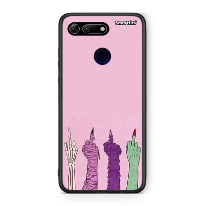 Honor View 20 Halloween Be A Lady Θήκη από τη Smartfits με σχέδιο στο πίσω μέρος και μαύρο περίβλημα | Smartphone case with colorful back and black bezels by Smartfits