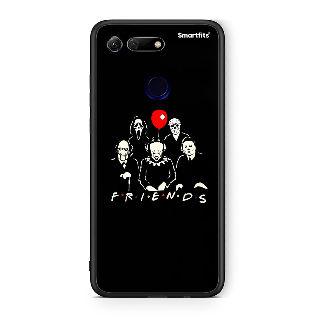Honor View 20 Halloween Friends Θήκη από τη Smartfits με σχέδιο στο πίσω μέρος και μαύρο περίβλημα | Smartphone case with colorful back and black bezels by Smartfits
