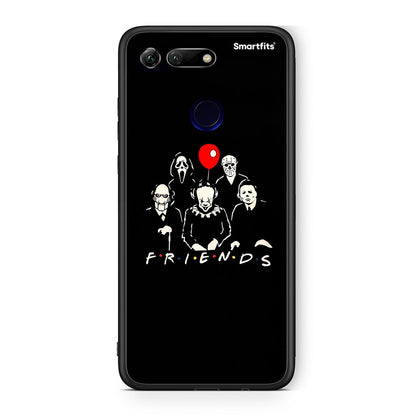 Honor View 20 Halloween Friends Θήκη από τη Smartfits με σχέδιο στο πίσω μέρος και μαύρο περίβλημα | Smartphone case with colorful back and black bezels by Smartfits