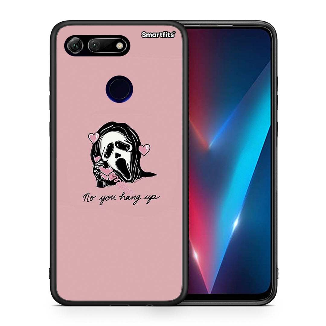 Θήκη Honor View 20 Halloween Hang Up από τη Smartfits με σχέδιο στο πίσω μέρος και μαύρο περίβλημα | Honor View 20 Halloween Hang Up case with colorful back and black bezels