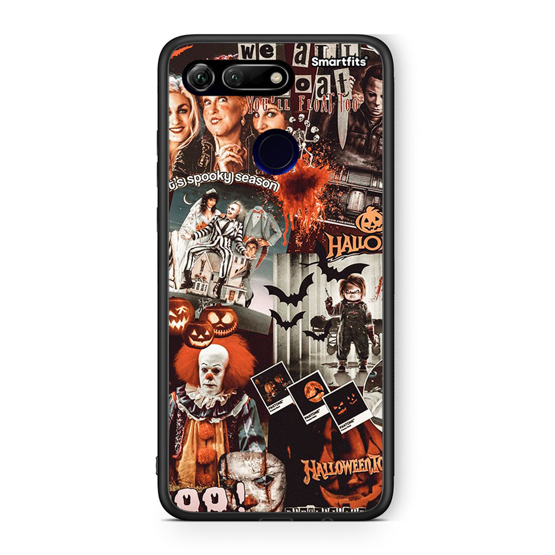Honor View 20 Halloween Spooky Season Θήκη από τη Smartfits με σχέδιο στο πίσω μέρος και μαύρο περίβλημα | Smartphone case with colorful back and black bezels by Smartfits