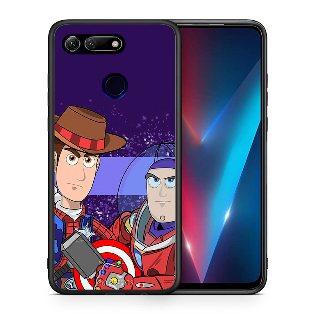 Θήκη Honor View 20 Infinity Story από τη Smartfits με σχέδιο στο πίσω μέρος και μαύρο περίβλημα | Honor View 20 Infinity Story case with colorful back and black bezels