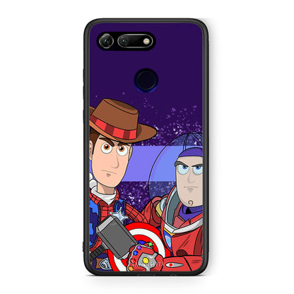 Honor View 20 Infinity Story θήκη από τη Smartfits με σχέδιο στο πίσω μέρος και μαύρο περίβλημα | Smartphone case with colorful back and black bezels by Smartfits