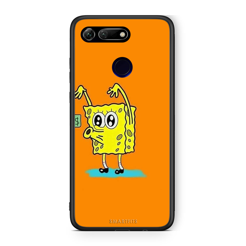 Honor View 20 No Money 2 Θήκη Αγίου Βαλεντίνου από τη Smartfits με σχέδιο στο πίσω μέρος και μαύρο περίβλημα | Smartphone case with colorful back and black bezels by Smartfits
