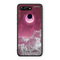 Thumbnail for Honor View 20 Pink Moon Θήκη από τη Smartfits με σχέδιο στο πίσω μέρος και μαύρο περίβλημα | Smartphone case with colorful back and black bezels by Smartfits