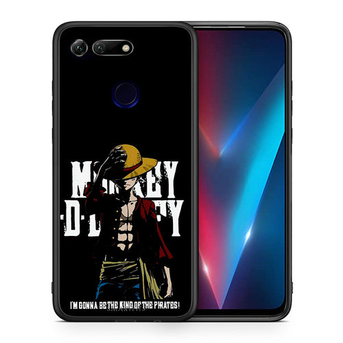 Θήκη Honor View 20 Pirate King από τη Smartfits με σχέδιο στο πίσω μέρος και μαύρο περίβλημα | Honor View 20 Pirate King case with colorful back and black bezels
