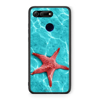 Thumbnail for Honor View 20 Red Starfish Θήκη από τη Smartfits με σχέδιο στο πίσω μέρος και μαύρο περίβλημα | Smartphone case with colorful back and black bezels by Smartfits