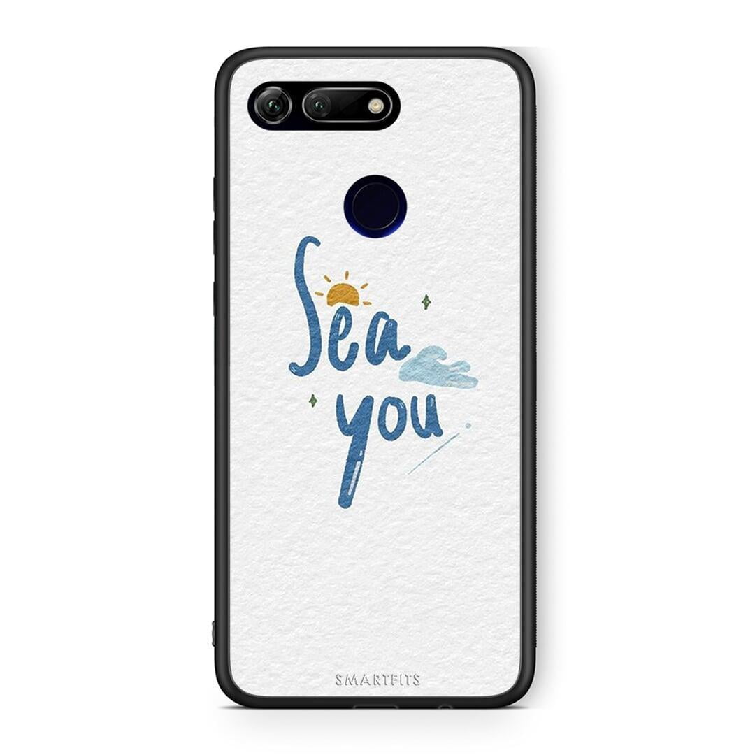 Honor View 20 Sea You Θήκη από τη Smartfits με σχέδιο στο πίσω μέρος και μαύρο περίβλημα | Smartphone case with colorful back and black bezels by Smartfits