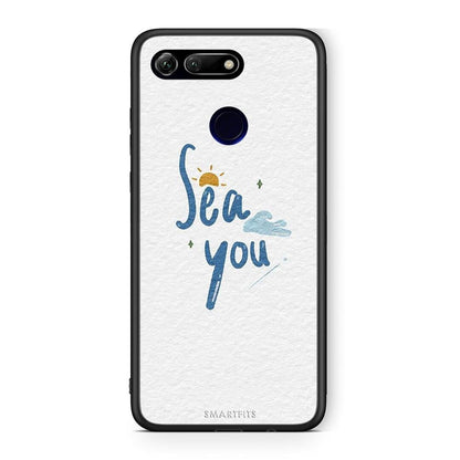 Honor View 20 Sea You Θήκη από τη Smartfits με σχέδιο στο πίσω μέρος και μαύρο περίβλημα | Smartphone case with colorful back and black bezels by Smartfits