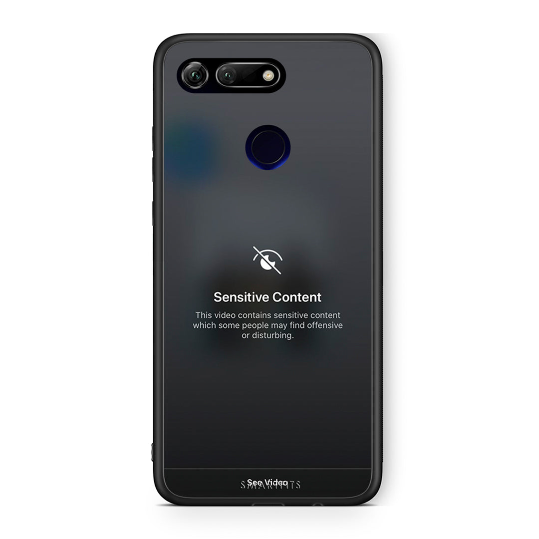 Honor View 20 Sensitive Content θήκη από τη Smartfits με σχέδιο στο πίσω μέρος και μαύρο περίβλημα | Smartphone case with colorful back and black bezels by Smartfits