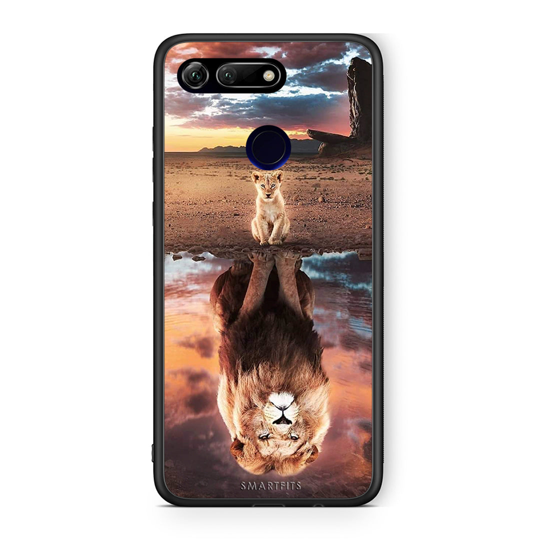 Honor View 20 Sunset Dreams Θήκη Αγίου Βαλεντίνου από τη Smartfits με σχέδιο στο πίσω μέρος και μαύρο περίβλημα | Smartphone case with colorful back and black bezels by Smartfits