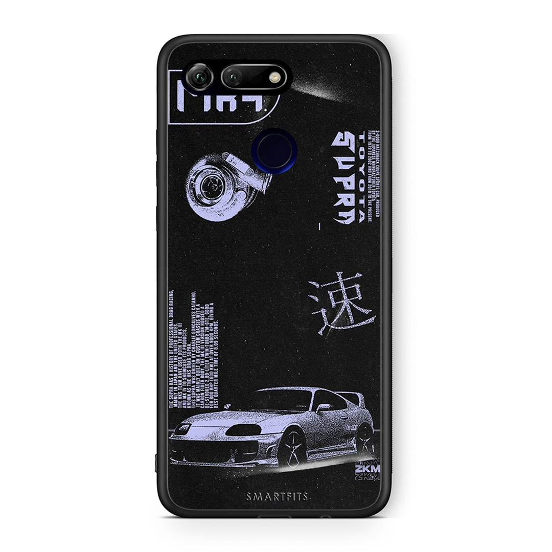 Honor View 20 Tokyo Drift Θήκη Αγίου Βαλεντίνου από τη Smartfits με σχέδιο στο πίσω μέρος και μαύρο περίβλημα | Smartphone case with colorful back and black bezels by Smartfits