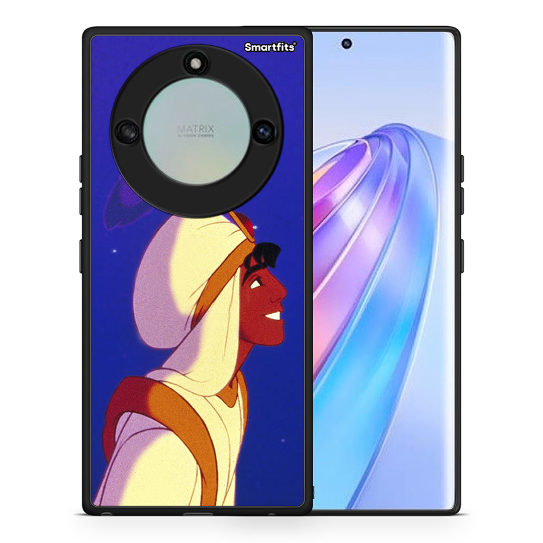 Θήκη Honor X40 Alladin And Jasmine Love 1 από τη Smartfits με σχέδιο στο πίσω μέρος και μαύρο περίβλημα | Honor X40 Alladin And Jasmine Love 1 case with colorful back and black bezels