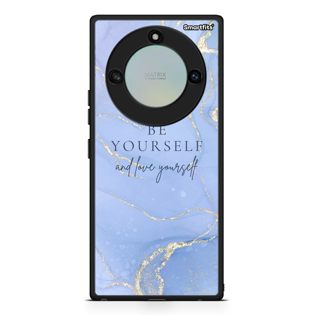 Honor X40 Be Yourself θήκη από τη Smartfits με σχέδιο στο πίσω μέρος και μαύρο περίβλημα | Smartphone case with colorful back and black bezels by Smartfits