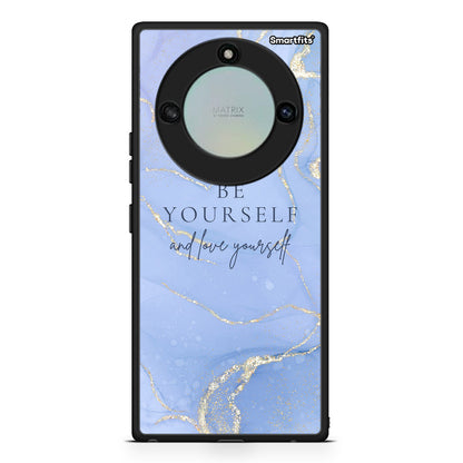 Honor X40 Be Yourself θήκη από τη Smartfits με σχέδιο στο πίσω μέρος και μαύρο περίβλημα | Smartphone case with colorful back and black bezels by Smartfits