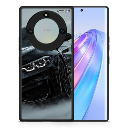 Θήκη Honor X40 Black BMW από τη Smartfits με σχέδιο στο πίσω μέρος και μαύρο περίβλημα | Honor X40 Black BMW case with colorful back and black bezels