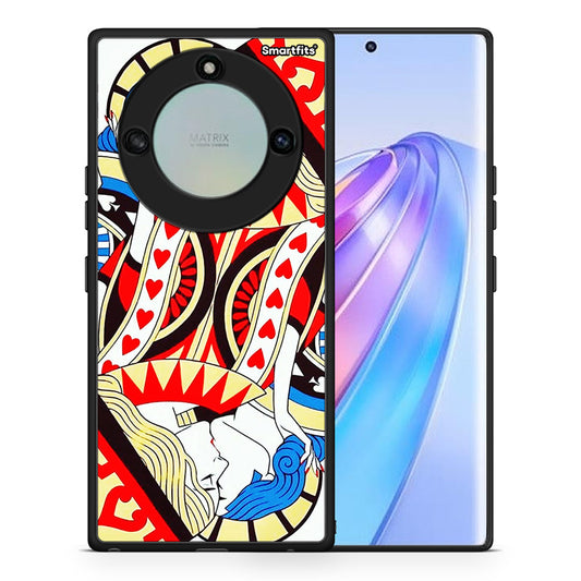 Θήκη Honor X40 Card Love από τη Smartfits με σχέδιο στο πίσω μέρος και μαύρο περίβλημα | Honor X40 Card Love case with colorful back and black bezels