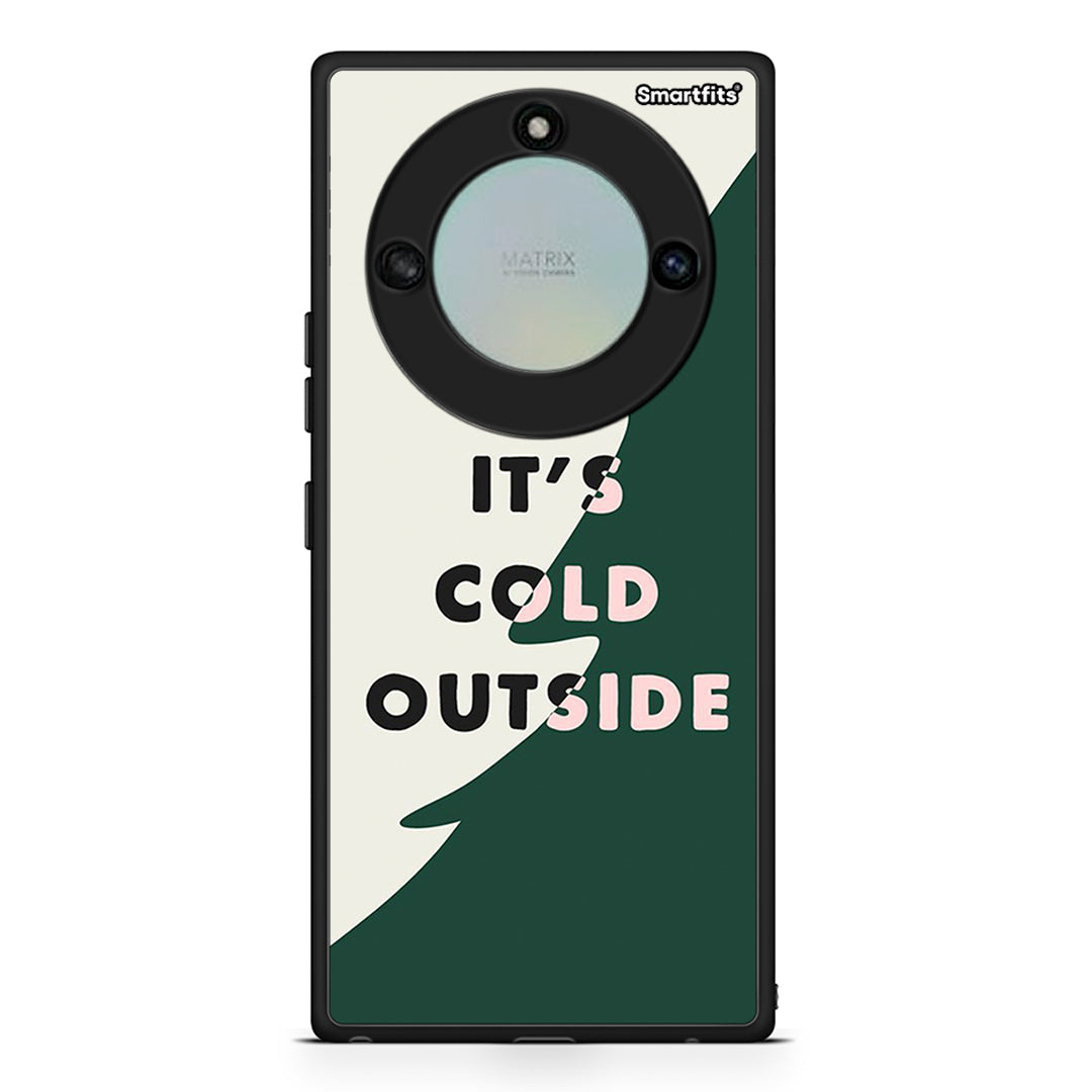 Honor X40 Cold Outside θήκη από τη Smartfits με σχέδιο στο πίσω μέρος και μαύρο περίβλημα | Smartphone case with colorful back and black bezels by Smartfits