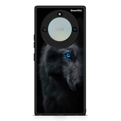 Honor X40 Dark Wolf θήκη από τη Smartfits με σχέδιο στο πίσω μέρος και μαύρο περίβλημα | Smartphone case with colorful back and black bezels by Smartfits