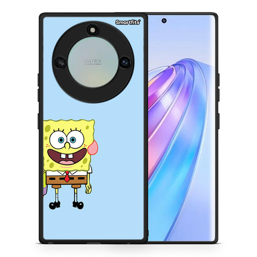 Θήκη Honor X40 Friends Bob από τη Smartfits με σχέδιο στο πίσω μέρος και μαύρο περίβλημα | Honor X40 Friends Bob case with colorful back and black bezels
