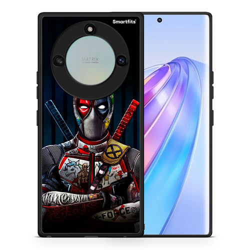 Θήκη Honor X40 Funny Guy από τη Smartfits με σχέδιο στο πίσω μέρος και μαύρο περίβλημα | Honor X40 Funny Guy case with colorful back and black bezels