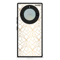 Thumbnail for 111 - Honor X40 Luxury White Geometric case, cover, bumper