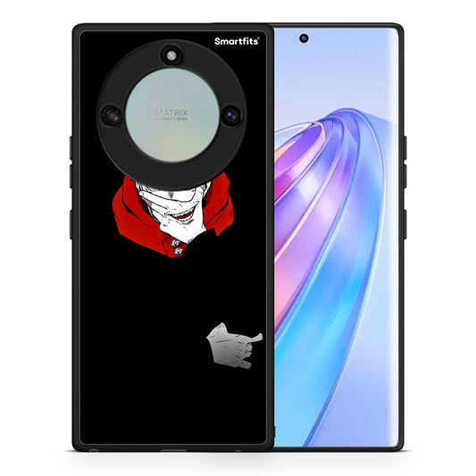 Θήκη Honor X40 Itadori Anime από τη Smartfits με σχέδιο στο πίσω μέρος και μαύρο περίβλημα | Honor X40 Itadori Anime case with colorful back and black bezels