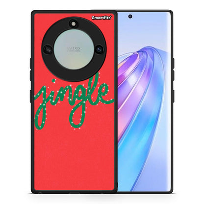 Θήκη Honor X40 Jingle Xmas από τη Smartfits με σχέδιο στο πίσω μέρος και μαύρο περίβλημα | Honor X40 Jingle Xmas case with colorful back and black bezels